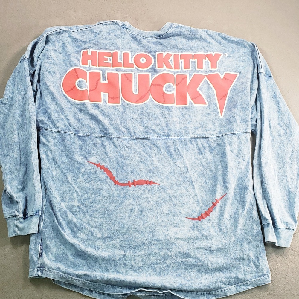 Universal Studios Hello Kitty Chucky Spirit Jersey Shirt Men's Size XL